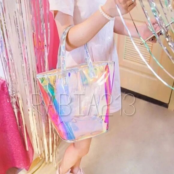 Large Iridescent Tote Bag  - Picture 1 of 5